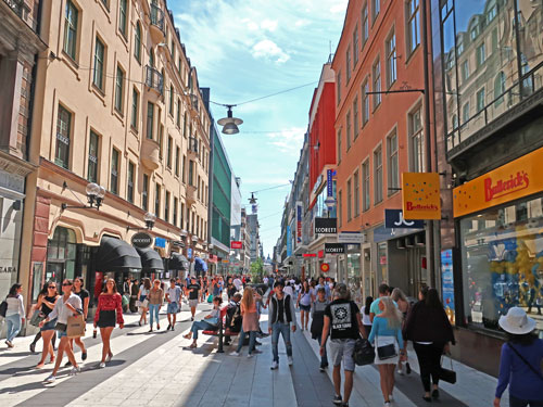 Kungsgatan Street, Stockholm Sweden